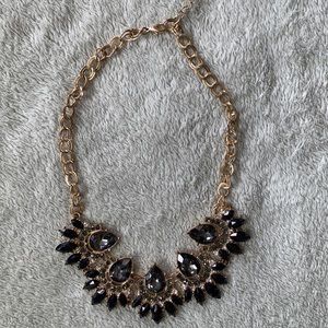 Black & Gold Statement Necklace💎